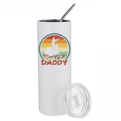 Reel Cool Daddy Gift Cool Retro Vintage Fishing Family Meaningful Gift Stainless Steel Tumbler