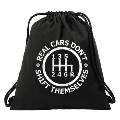 Real Cars DonT Shift Themselves Six Speed Drifting Drawstring Bag