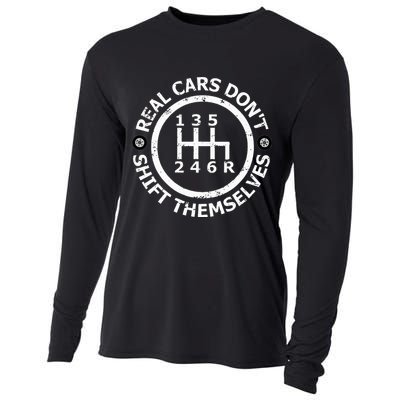 Real Cars DonT Shift Themselves Six Speed Drifting Cooling Performance Long Sleeve Crew