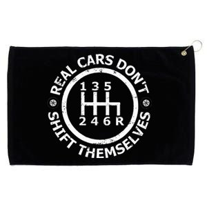 Real Cars DonT Shift Themselves Six Speed Drifting Grommeted Golf Towel