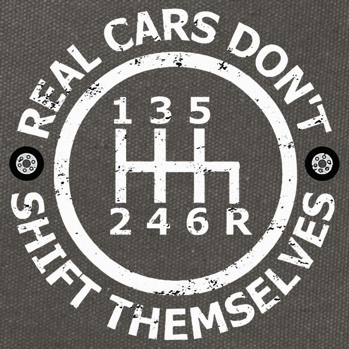 Real Cars DonT Shift Themselves Six Speed Drifting Cotton Canvas Backpack