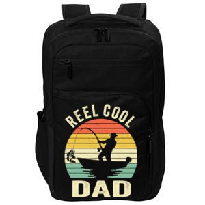 Reel Cool Dad Fishing Daddy Fathers Day Gift Impact Tech Backpack