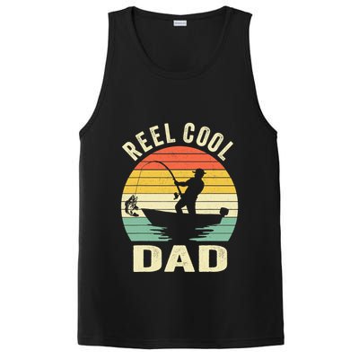 Reel Cool Dad Fishing Daddy Fathers Day Gift PosiCharge Competitor Tank