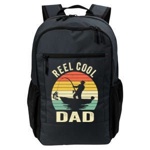 Reel Cool Dad Fishing Daddy Fathers Day Gift Daily Commute Backpack