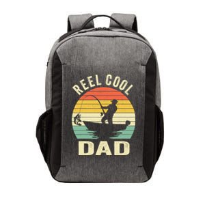 Reel Cool Dad Fishing Daddy Fathers Day Gift Vector Backpack