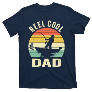 Reel Cool Dad Fishing Daddy Fathers Day Gift T-Shirt