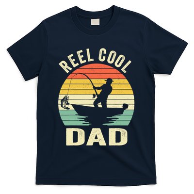 Reel Cool Dad Fishing Daddy Fathers Day Gift T-Shirt
