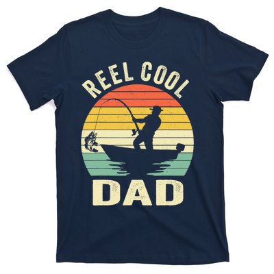 Reel Cool Dad Fishing Daddy Fathers Day Gift T-Shirt