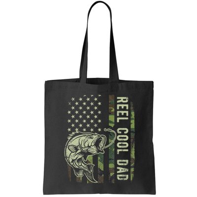 Reel Cool Dad Camouflage American Flag Father's Day Bag