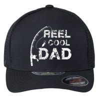 Reel Cool Dad Fishing Daddy Fathers Day Gif Flexfit Unipanel Trucker Cap