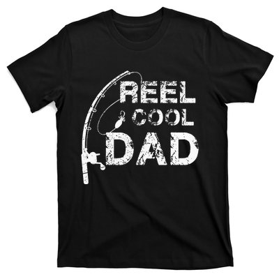 Reel Cool Dad Fishing Daddy Fathers Day Gif T-Shirt