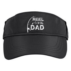 Reel Cool Dad Fishing Daddy Fathers Day Gif Adult Drive Performance Visor