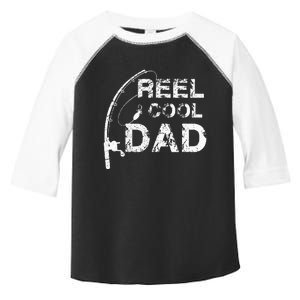 Reel Cool Dad Fishing Daddy Fathers Day Gif Toddler Fine Jersey T-Shirt