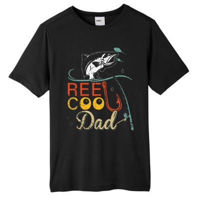 Reel Cool Dad Funny Fishing Father's Day Fisherman Daddy Tall Fusion ChromaSoft Performance T-Shirt