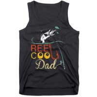 Reel Cool Dad Funny Fishing Father's Day Fisherman Daddy Tank Top