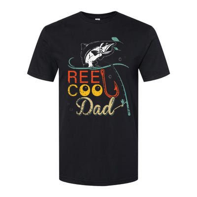 Reel Cool Dad Funny Fishing Father's Day Fisherman Daddy Softstyle® CVC T-Shirt