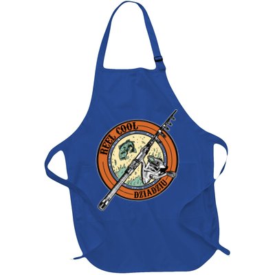 Reel Cool Dziadziu Fishing Polish Grandpa Fisher Gift Apron