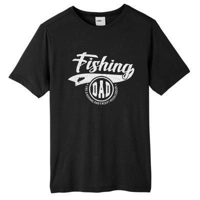 Reel Cool Dad Fishing Daddy Father's Day Gift Tall Fusion ChromaSoft Performance T-Shirt