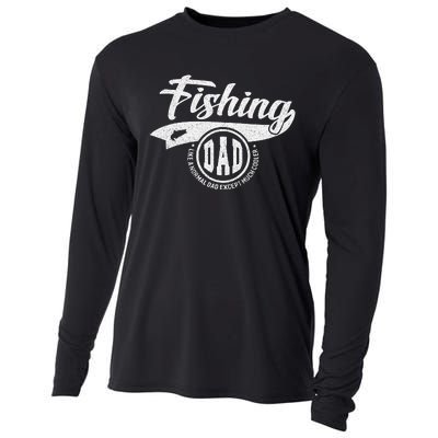 Reel Cool Dad Fishing Daddy Father's Day Gift Cooling Performance Long Sleeve Crew