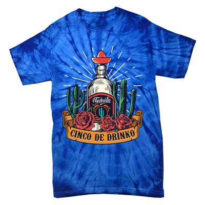 Retro Cinco De O Mexican Ing Gift O De Mayo Gift Tie-Dye T-Shirt