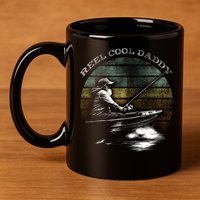 Reel Cool Daddy Fishing 11oz C Handle Ceramic Mug
