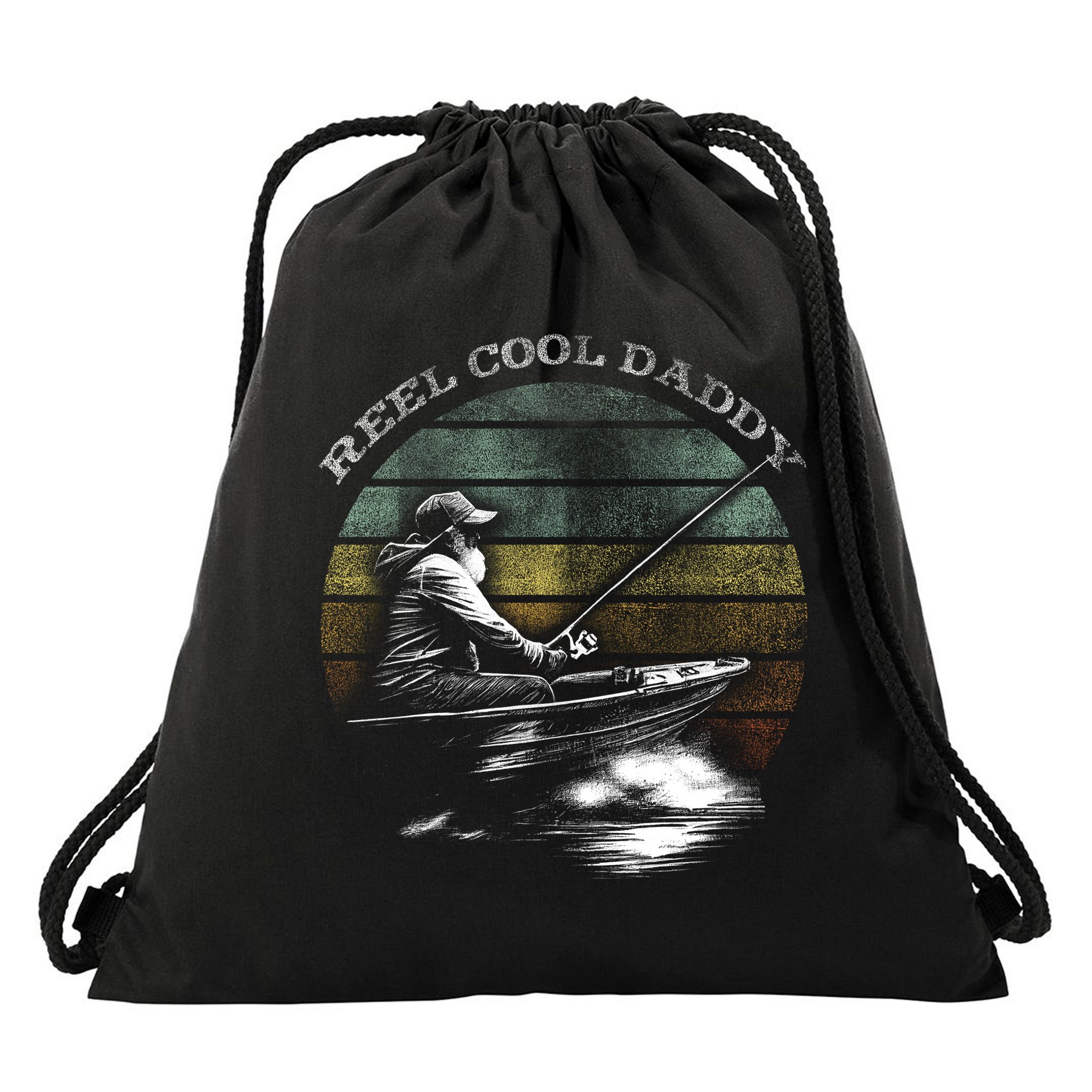 Reel Cool Daddy Fishing Drawstring Bag