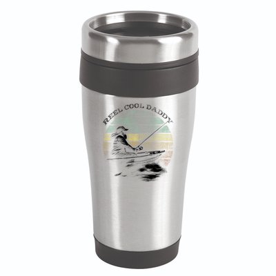 Reel Cool Daddy Fishing 16oz Travel Tumbler