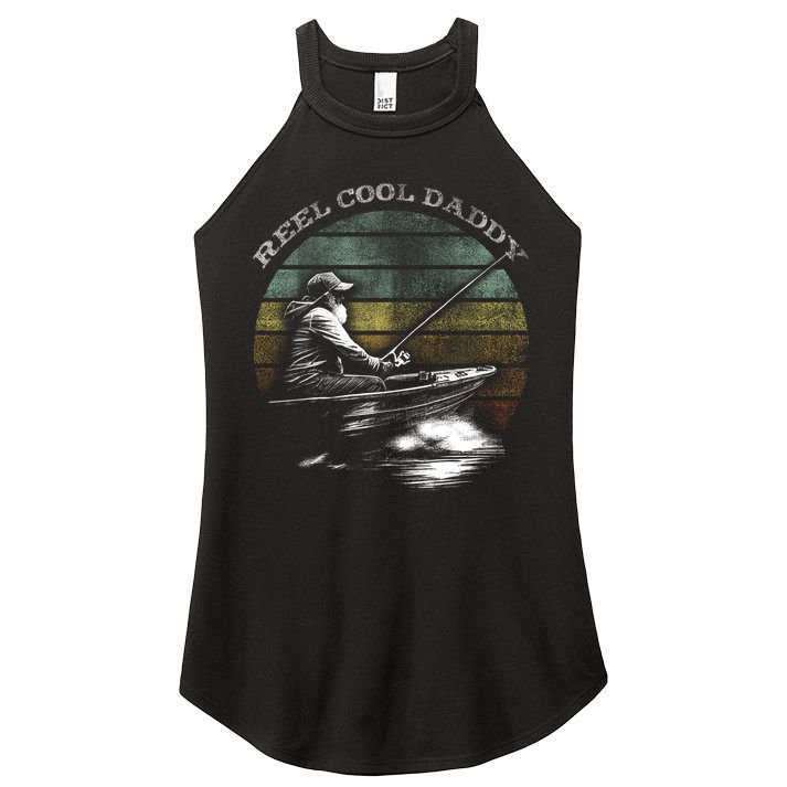 Reel Cool Daddy Fishing Women's Perfect Tri Rocker Tank