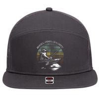Reel Cool Daddy Fishing 7 Panel Mesh Trucker Snapback Hat