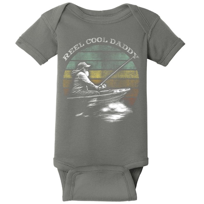 Reel Cool Daddy Fishing Baby Bodysuit