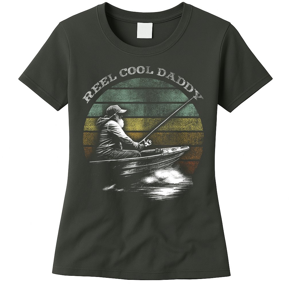 Reel Cool Daddy Fishing Womens T-Shirt