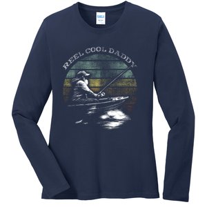 Reel Cool Daddy Fishing Ladies Long Sleeve Shirt