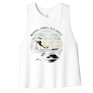 Reel Cool Daddy Fishing Women's Racerback Cropped Tank