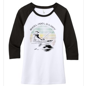 Reel Cool Daddy Fishing Women's Tri-Blend 3/4-Sleeve Raglan Shirt