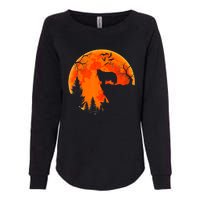 Rough Collie Dog And Moon Halloween Costume Dog Lover Womens California Wash Sweatshirt