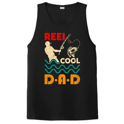 Reel Cool Dad Fishing Qoute Fun Fathers Day Fisher Great Gift PosiCharge Competitor Tank