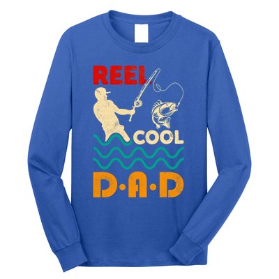 Reel Cool Dad Fishing Qoute Fun Fathers Day Fisher Great Gift Long Sleeve Shirt