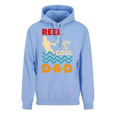 Reel Cool Dad Fishing Qoute Fun Fathers Day Fisher Great Gift Unisex Surf Hoodie