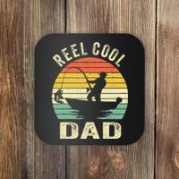 Reel Cool Dad Fishing Daddy Fathers Day Coaster