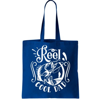 Reel Cool Dad Fishing Funny Gift Tote Bag