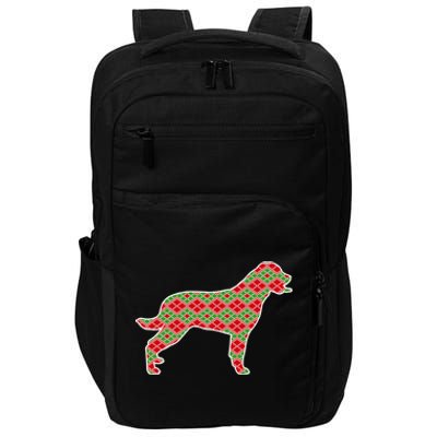 Rottweiler Christmas Dog Lover Gift Impact Tech Backpack