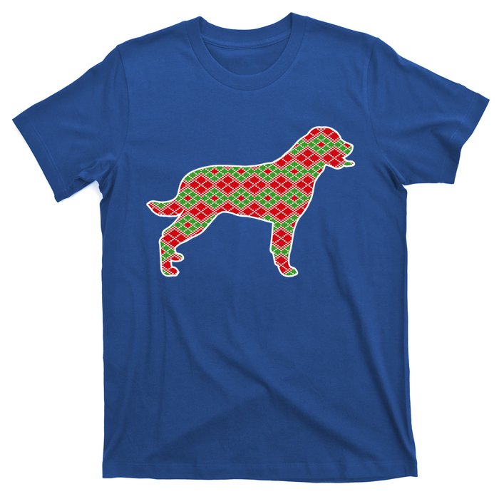 Rottweiler Christmas Dog Lover Gift T-Shirt