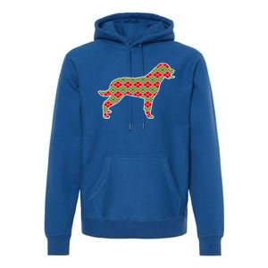 Rottweiler Christmas Dog Lover Gift Premium Hoodie