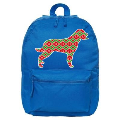 Rottweiler Christmas Dog Lover Gift 16 in Basic Backpack