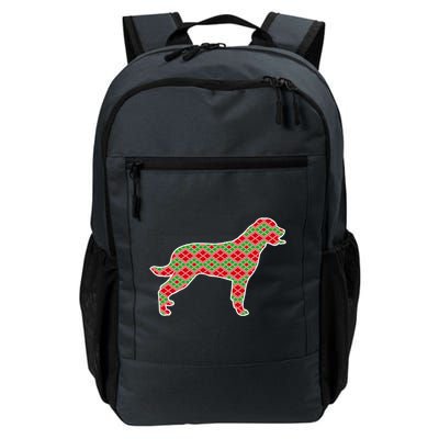 Rottweiler Christmas Dog Lover Gift Daily Commute Backpack