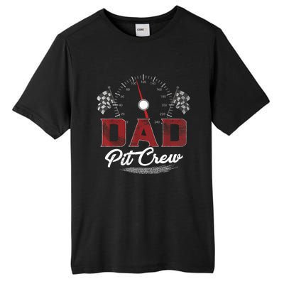 Race Car Dad Pit Crew Racing Family Birthday Party Father's Tall Fusion ChromaSoft Performance T-Shirt