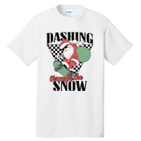 Retro Christmas Dashing Through The Snow Tall T-Shirt