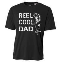 Reel Cool Dad Fishing Daddy FatherS Day Cooling Performance Crew T-Shirt