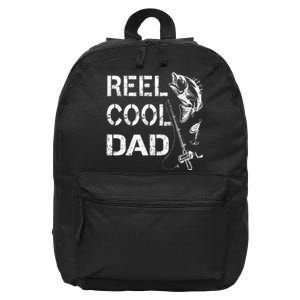 Reel Cool Dad Fishing Daddy FatherS Day 16 in Basic Backpack