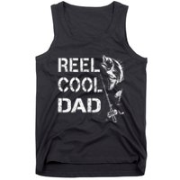 Reel Cool Dad Fishing Daddy FatherS Day Tank Top